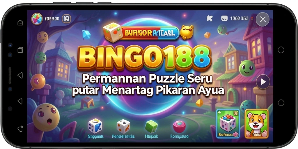 Screenshot utama BINGO188 menunjukkan pengalaman gameplay yang menantang.
