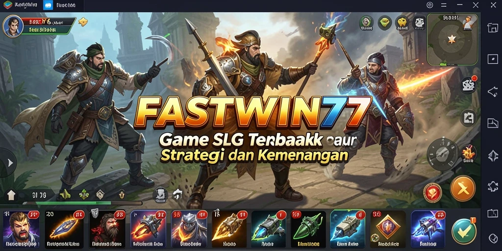Tangkapan layar dari gameplay FASTWIN77 menampilkan pertempuran strategis yang mendebarkan.