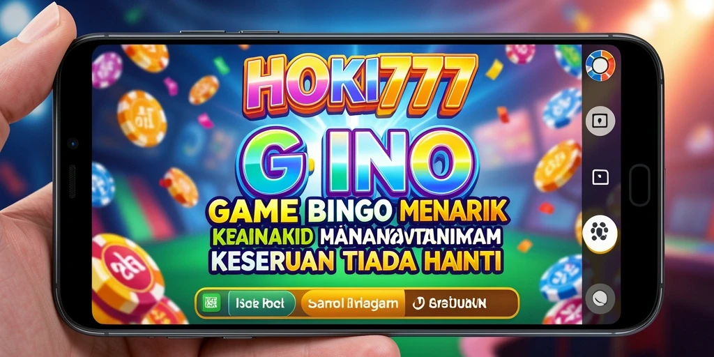 Tampilan gameplay HOKI777 yang menarik dan interaktif di layar.