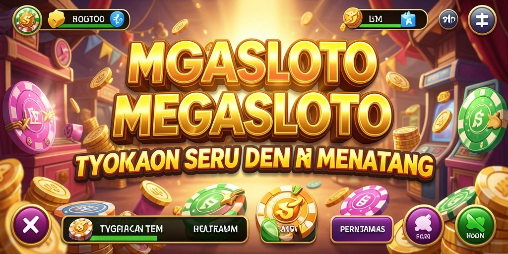 Tampilan menarik dari gameplay MEGASLOTO yang menantang.