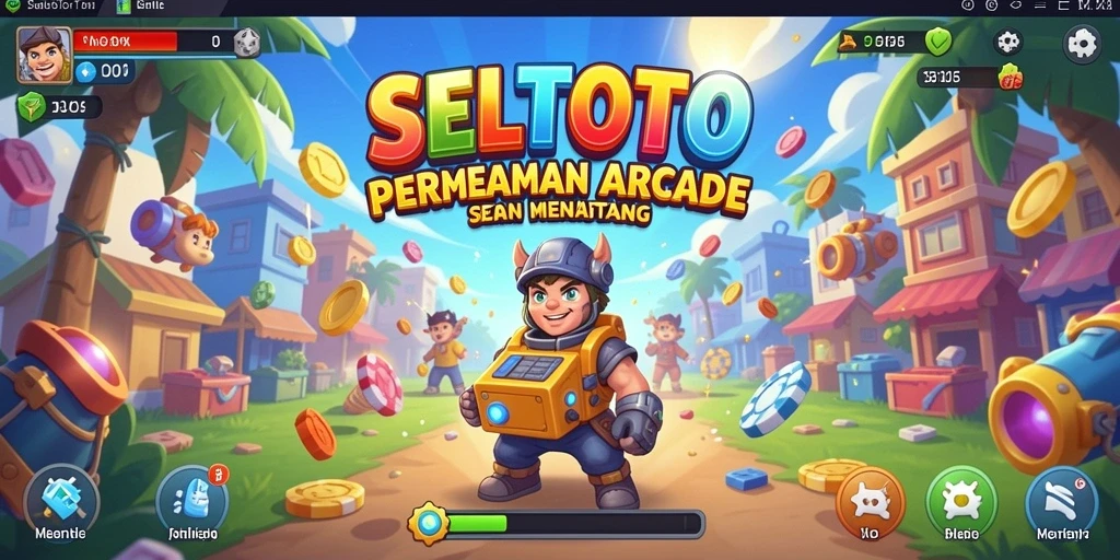 Screenshot gameplay SERU dari SELTOTO dengan grafis menawan.