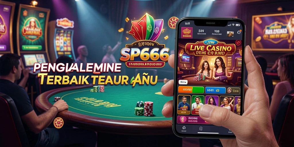 Tampilan gameplay Live Casino penuh aksi di SP666.