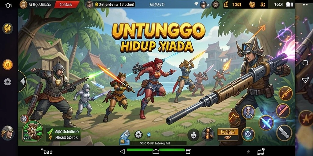 Tampilan antarmuka UNTUNGGO yang sederhana dan fungsional.