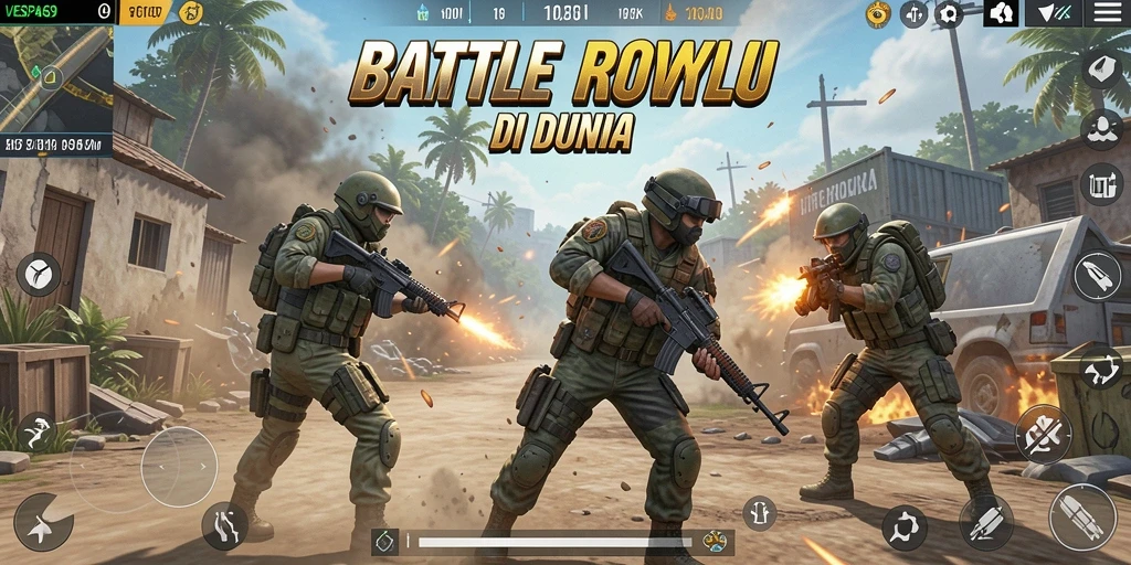 Gameplay seru dan menegangkan dalam VESPA69.