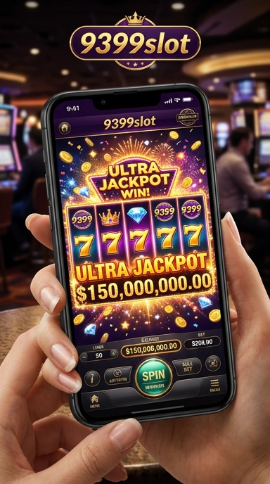 Tampilan utama aplikasi 9399slot yang intuitif dan menarik.