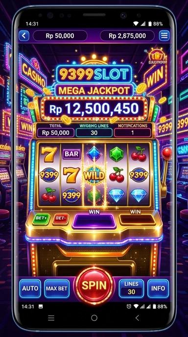 Proses pengunduhan aplikasi yang cepat di 9399slot.